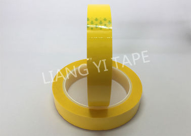 Fita adesiva da isolação do filme de poliéster, chama - fita amarela retardadora da isolação