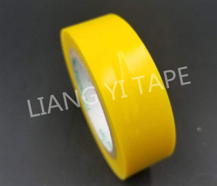 Fita elétrica amarela da isolação do PVC do esparadrapo de borracha espessura de 0.10mm - de 0.22mm