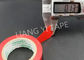 Fita elétrica vermelha do PVC do esparadrapo de borracha para o terminal que processa 0.10-0.22 milímetros de espessura