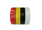 Flame Retardant Coloured Electrical Tape , Soft Polyvinyl Choride PVC Adhesive Tape